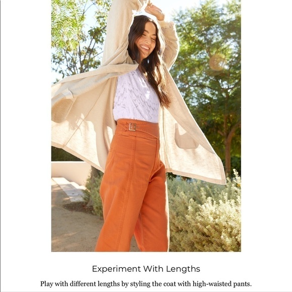 DONNI. Ribbed Sweater Coat Size 0 - 16 - Picture 8 of 8